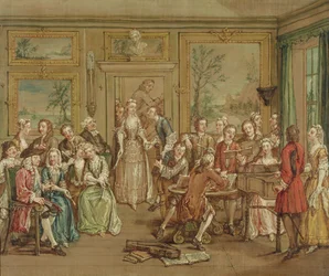 Musikalisches Gespräch, um 1760